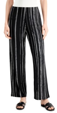 alfani straight leg pants