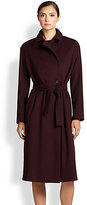 Thumbnail for your product : Piazza Sempione Belted Wool Coat