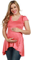 Thumbnail for your product : 24/7 Comfort Apparel Jamie Maternity Tunic Top