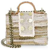 Thumbnail for your product : Kooreloo Petite Woven Leather Top Handle Bag