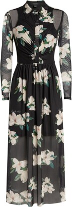 AllSaints Floral Kelda Midi Dress