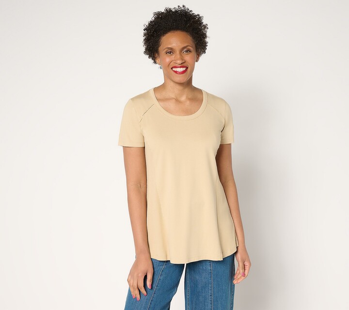 Logo by Lori Goldstein As Is LOGO Principles by Lori Goldstein Mix Media Seam Tee