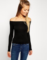 Thumbnail for your product : ASOS Top with Off Shoulder