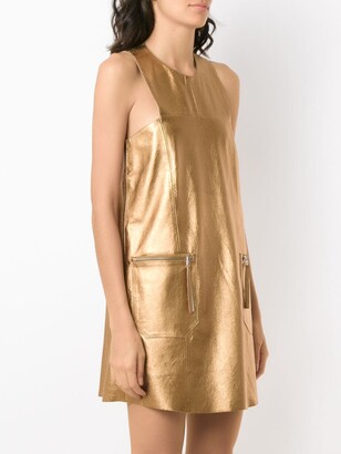 Olympiah Short Metallic Dress