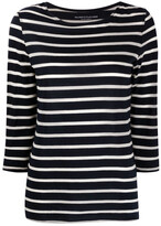 Thumbnail for your product : Majestic Striped Cotton Top