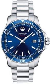 Movado 800 Series Stainless Steel & Aluminum Bracelet Watch