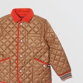 Thumbnail for your product : Burberry Childrens Icon Stripe Trim Lightweight Diamond Quilted Jacket