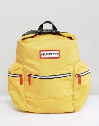 Hunter Mini Yellow Nylon Backpack