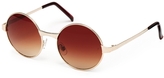 Thumbnail for your product : Warehouse Round Metal Frame Sunglasses