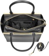Thumbnail for your product : Michael Kors Lana Black Leather Large Tote