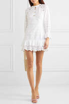 Thumbnail for your product : Alice McCall Ziggy Ruffled Broderie Anglaise Cotton Mini Dress