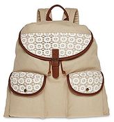 Thumbnail for your product : JCPenney Olsenboye Solid Crochet-Flap Backpack