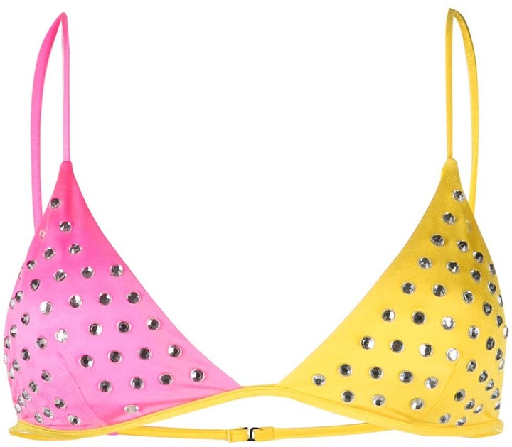 ACK Fine Disco bikini top - ShopStyle Two Piece Swimsuits