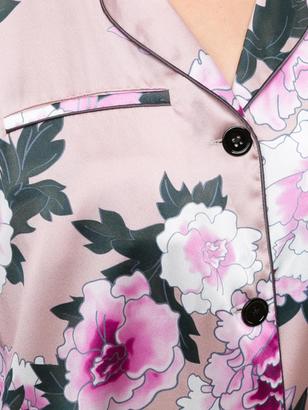 Fleur Du Mal floral print pajama top