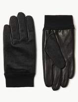 Thumbnail for your product : Marks and Spencer Leather & Wool Rich Gloves