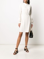 Thumbnail for your product : Chloé Buttoned Long Sleeved Dress