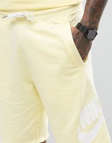 Thumbnail for your product : Nike Gx1 Jersey Shorts In Yellow 836277-706