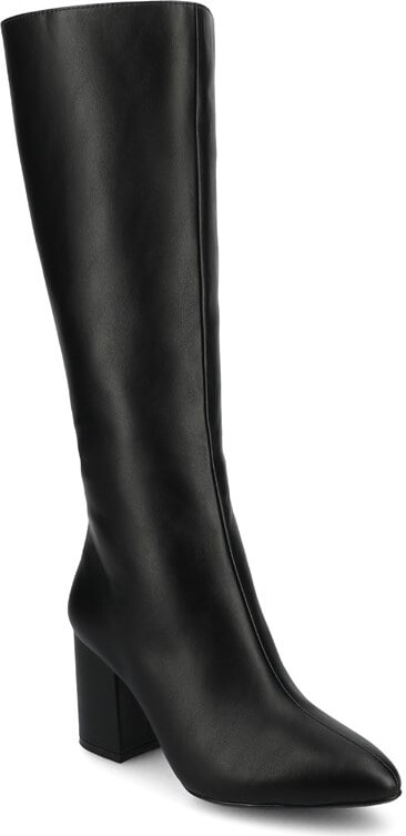Journee Women's Ameylia Block Heel Tall Boots