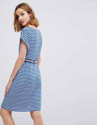MiH Jeans Boater Striped Dress With Belt