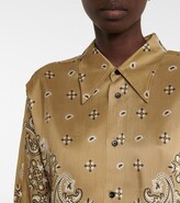 Thumbnail for your product : Petar Petrov Paisley silk shirt