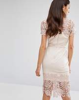 Thumbnail for your product : Paper Dolls Cap Sleeve Midi Dress With Lace Detail