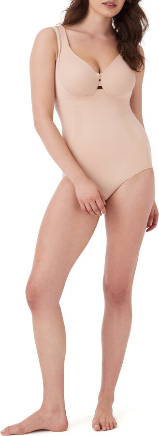 Nude Spandex Bodysuit