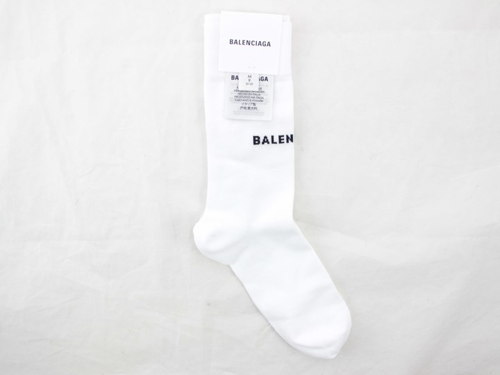 white balenciaga sock