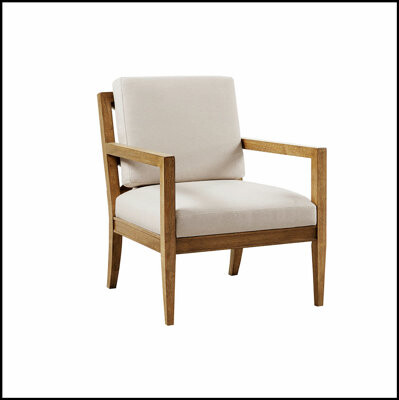 Dakota Fields Polyester Armchair with 4 Legs, Comfortable and Versatile for Reading, Resting, and Receiving Guests in Any Room.