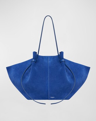 Handbag Guy Laroche Blue in Suede - 27736310