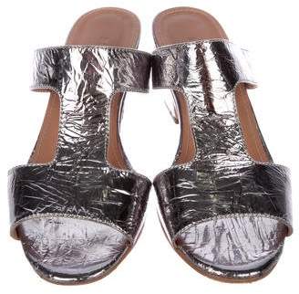 Rachel Comey Metallic Slide Sandals