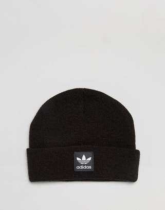 adidas Embroidered Logo Beanie In Black
