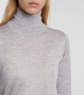 Thumbnail for your product : Brunello Cucinelli Cashmere-blend turtleneck sweater