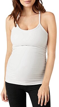 Threadbare Maternity 2 pack nursing cami tank top in black and white -  ShopStyle