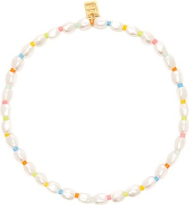 Pura Vida Rainbow Reef Pearl Stretch Bracelets