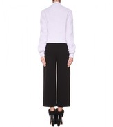 Thumbnail for your product : Chloé Wide-leg cropped wool trousers