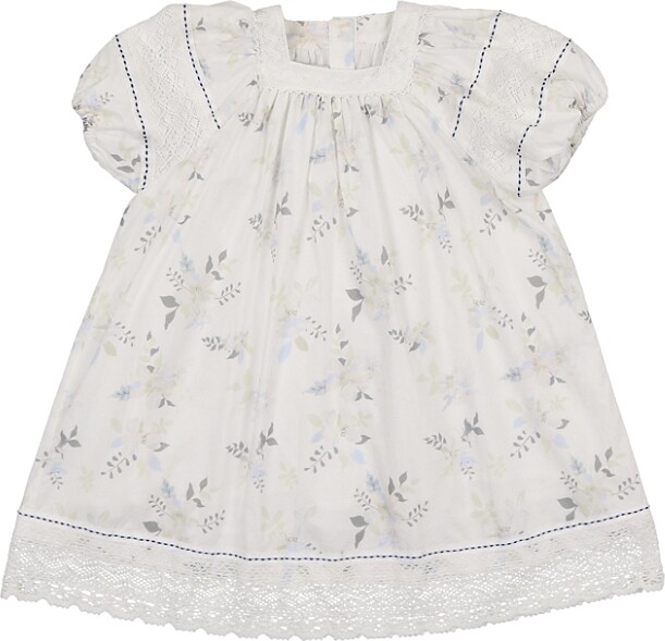 Manière Girls' Pretty Poppies Short Sleeve Dress - Little Kid