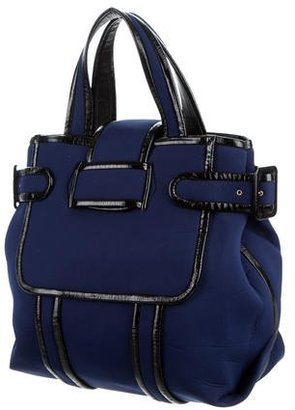 Pierre Hardy Patent Leather-Trimmed Tote Bag