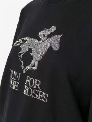 Off-White 'Run for the Horses' cropped sweater