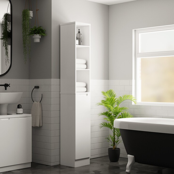 Dunelm Lopez White Bathroom Tall White ShopStyle