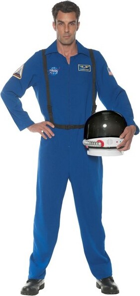 Underwraps Costumes UnderwrapsCostumesFlightSuitMen'sCostume(Blue)XX-Large