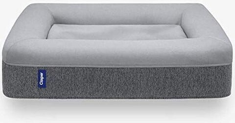 usbroway Casper Dog Bed, Plush Memory Foam, Large, Gray
