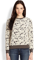 Thumbnail for your product : Rebecca Taylor Floral Sweatshirt