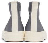 Thumbnail for your product : Comme des Garçons PLAY Grey Converse Edition Half Heart Chuck 70 High Sneakers