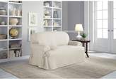 Thumbnail for your product : Serta Cotton Duck T-Cushion Loveseat Slipcover