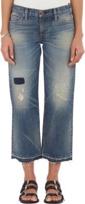 Simon Miller Frayed Lamere Cropped Jeans