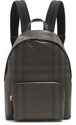 Burberry Abbeydale leather-trimmed backpack