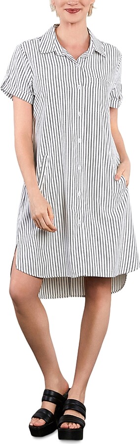 BILLY T Cute Denim Shirtdress