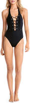 Thumbnail for your product : Seafolly Lace Up Maillot