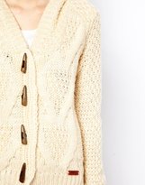 Thumbnail for your product : Only Cable Knit Toggle Cardigan