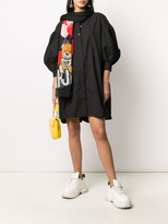 Thumbnail for your product : Moschino Teddy Heart Print Scarf